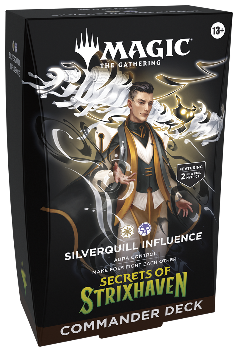 Commander Deck Silverquill Influence Secrets of Strixhaven - Magic The Gathering